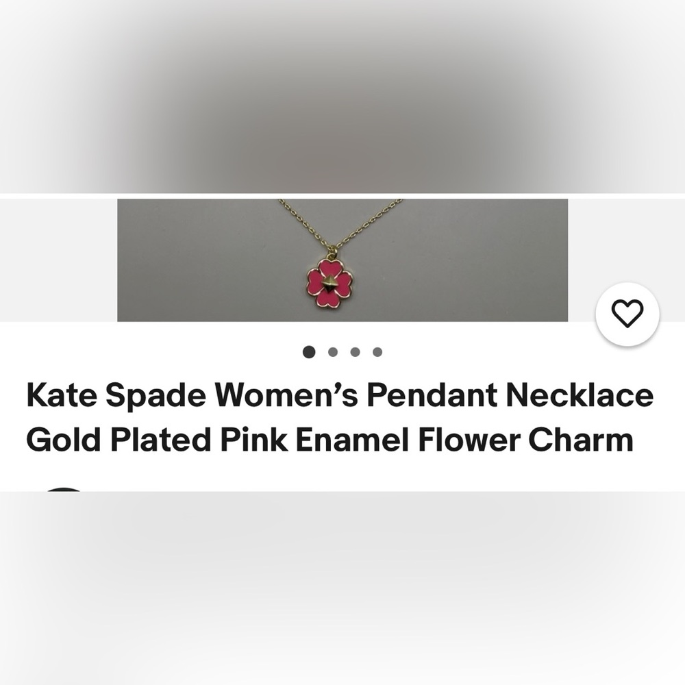 Kate Spade Pink Necklace - Picture 3 of 3